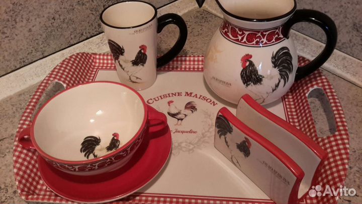 Набор посуды Infinity (Китай) с подносом