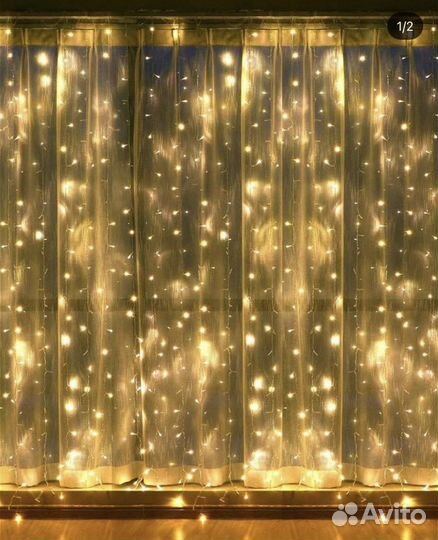 Гирлянда штора