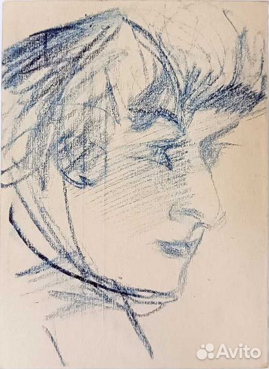 Зверев А.Т. Портрет девушки. 1966г. Эксп. Силаев