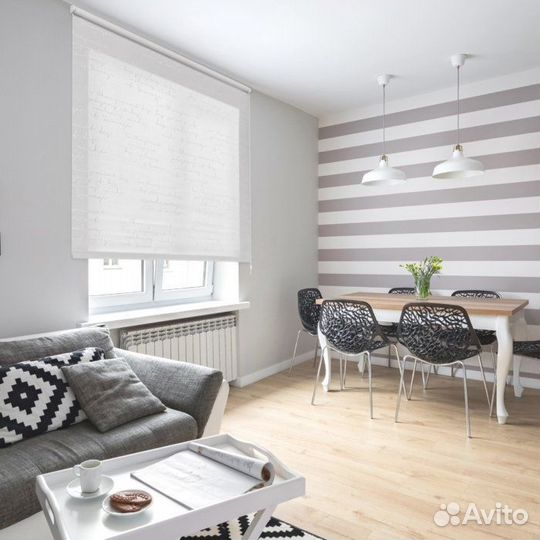 Рулонные кассетные шторы блэкаут