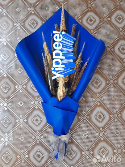 Мужские съедобные букеты, боксы на 23 февраля