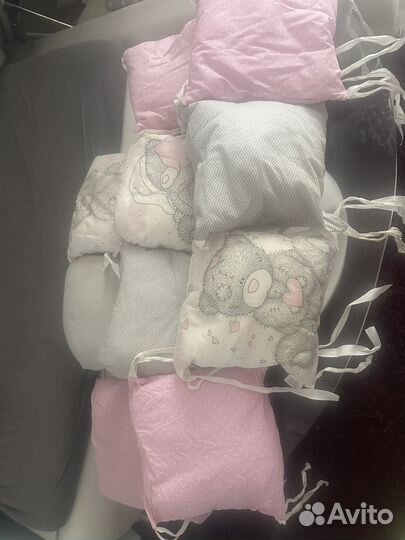 Бортики подушечки в кроватку