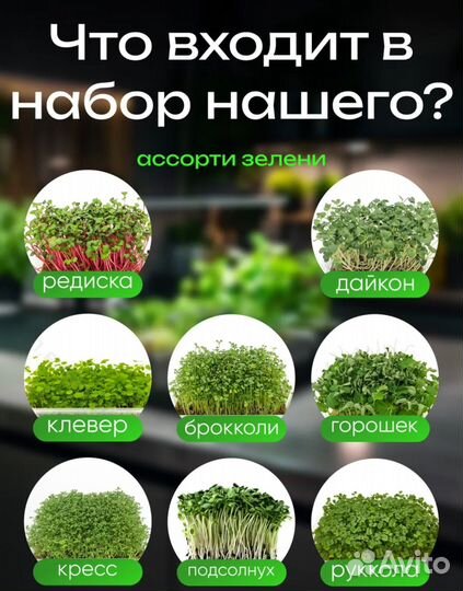 Семена для микрозелени