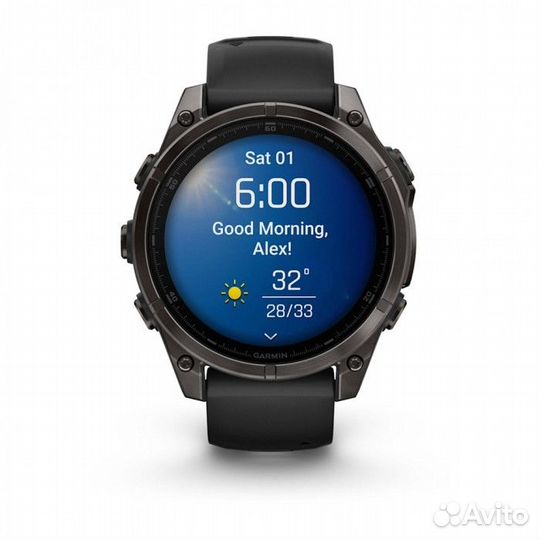 Fenix 8 – 47 mm, amoled Sapphire, Carbon Gray DLC