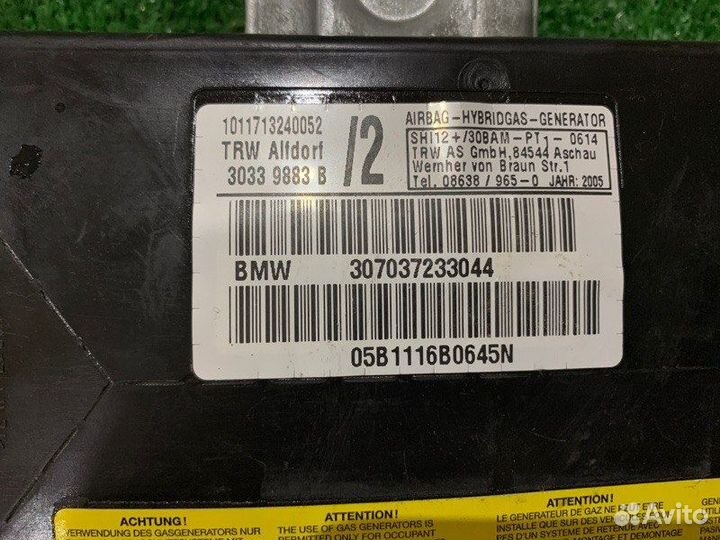 Airbag в дверь передний левый Bmw X5 E53 M54B30