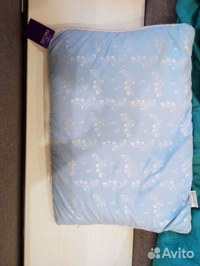 Подушка двухсторонняя из гречневой лузги 50*70