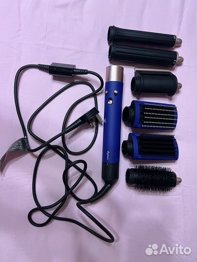 Стайлер dyson airwrap complete long hs05 blue