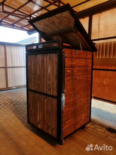 Коптильня горячего и холодного копчения