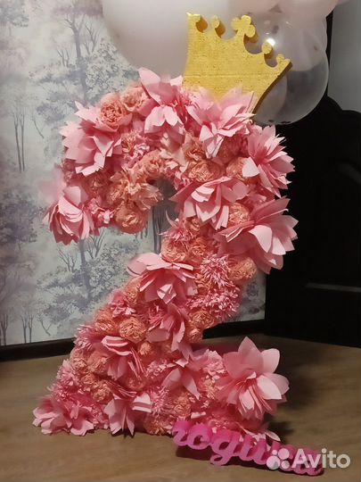 Цифра 2 на день рождения