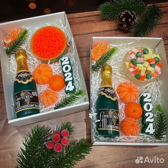 Набор мыла ручной работы на Новый год