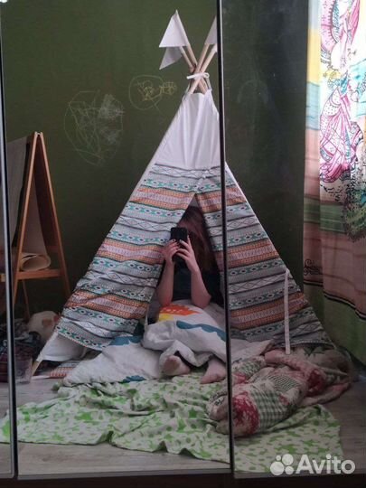 Детский шалаш палатка из IKEA