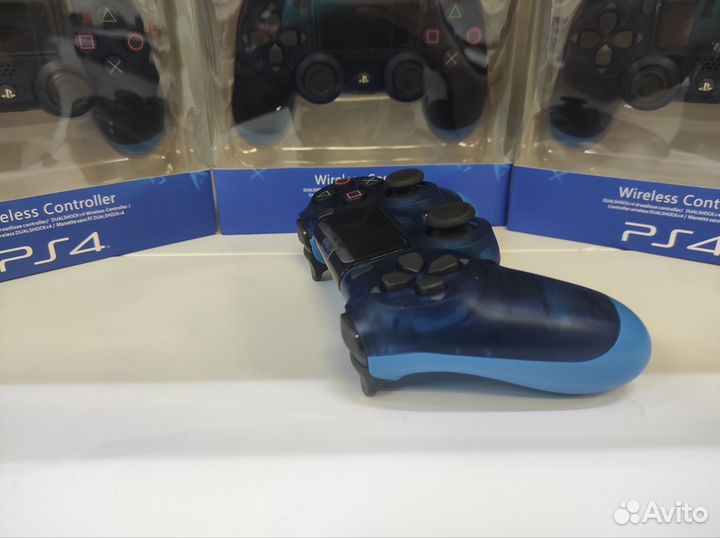 Геймпад Sony PS4 прозрачно-синий