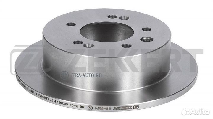 Zekkert BS-5271 Диск торм. задн. Hyundai Elantra I