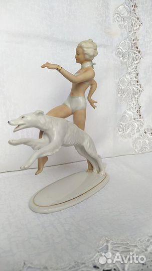 Фарфоровая статуэтка schaubach kunst 
