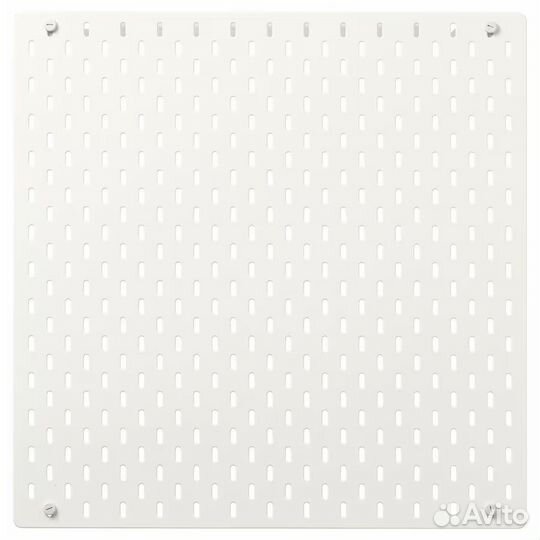 IKEA Скадис Skadis 56х56 см настенная панель белая