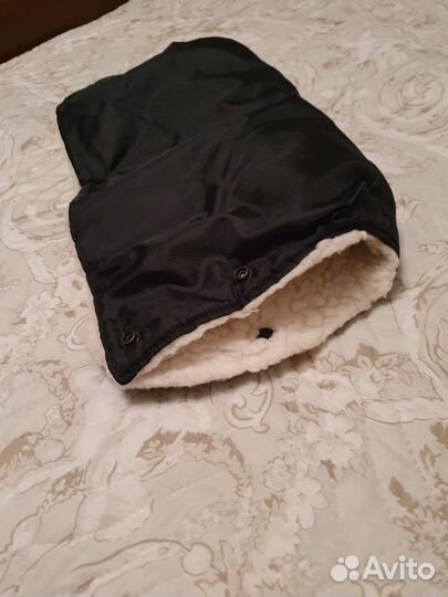 Муфта зимняя меховая на коляску