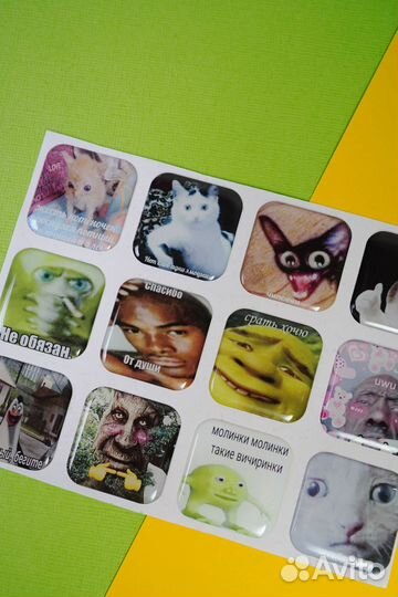 Стикеры объемные оптом