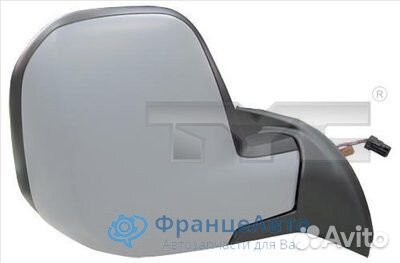 Зеркало левое электрическое, с подогревом, грунтов