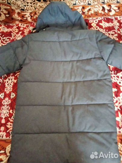 Пуховик подростковый длинный