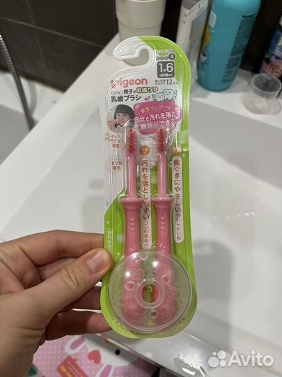 Детская зубная щетка pigeon