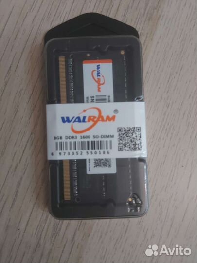 Оперативная память ddr3 для ноутбука 8gb