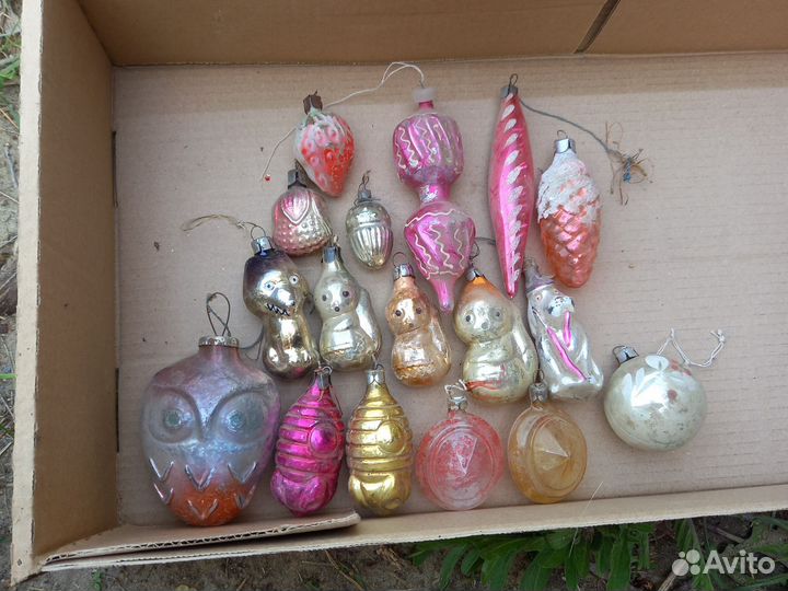 Елочные игрушки СССР