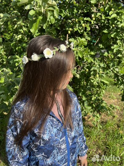 Венок на голову из цветов