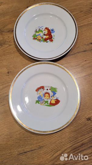 Тарелки детские СССР