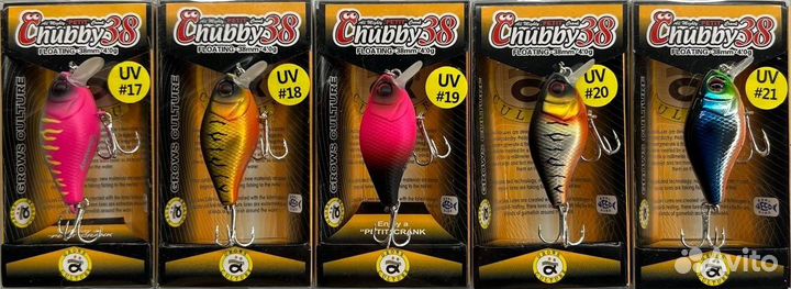 Воблеры Jackall Chubby 38