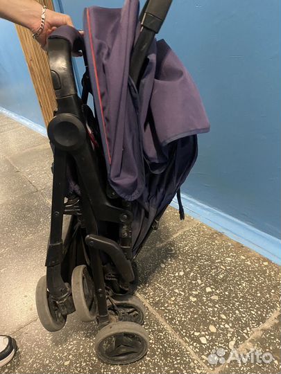 Коляска двухместная складная