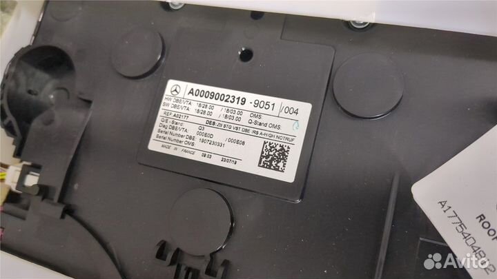 Обшивка потолка Mercedes A W177 2018, 2019