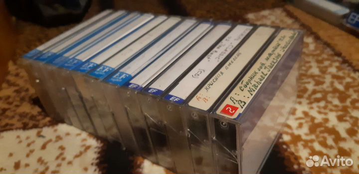 Аудиокассеты Sony Super EF90 12шт