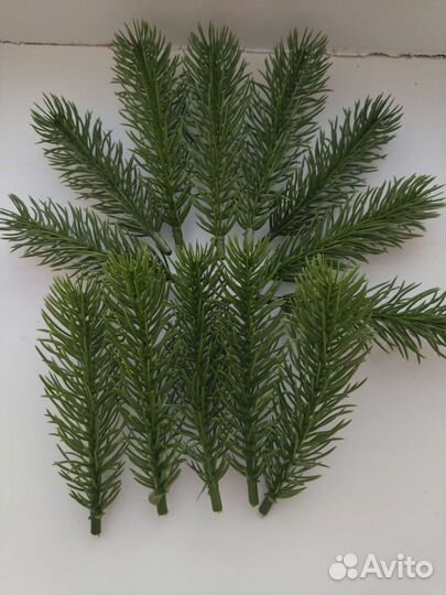 Новогодний декор, веточки ели