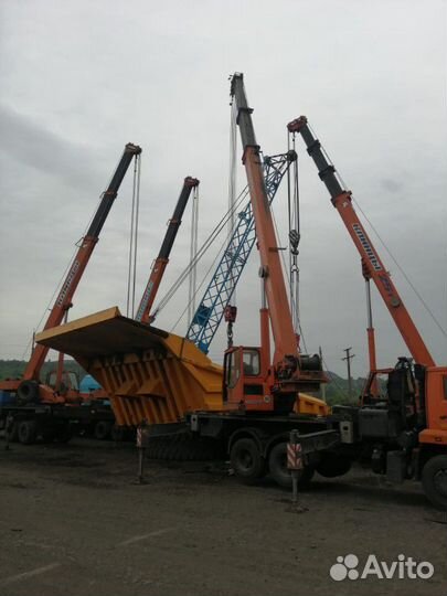 Аренда и услуги автокрана, 70 т, 41 м, с гуськом 17 м