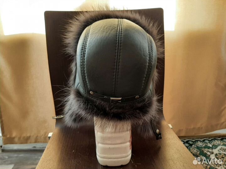 Мужская шапка ушанка меховая
