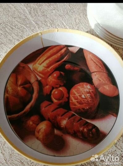 Набор Тарелки декор хлебные изделия новое