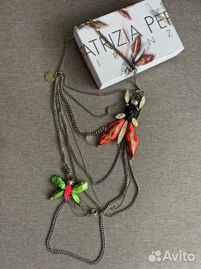 Patrizia pepe муха бабочка оригинал колье
