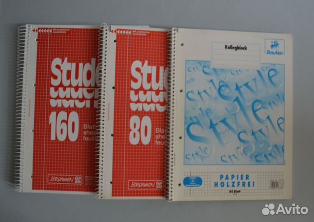 Тетради А4 клетка, линейка, на спирали