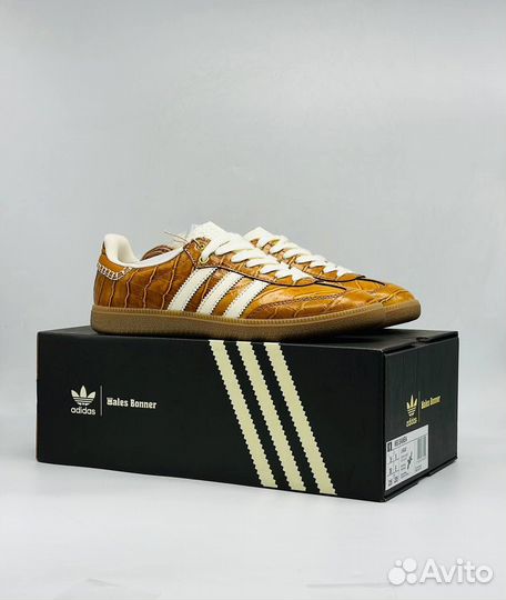 Adidas Samba OG Wales Bonner Croc Night Brown