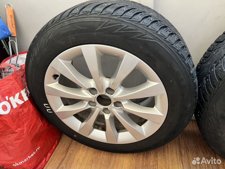 Колеса в сборе r17 зимние Audi