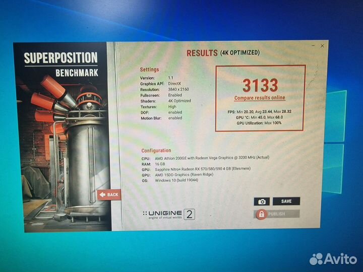 Видеокарта sapphire rx 570 4gb nitro plus