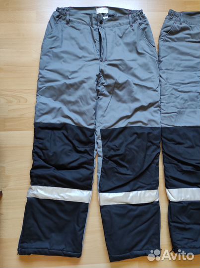 Штаны от зимней спецовки (новые). 52-54-56. Рост 1