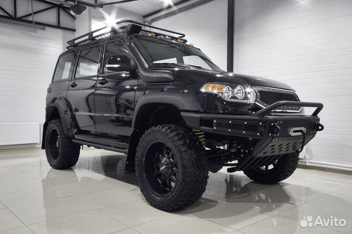 Пороги силовые BMS alfa для УАЗ Patriot 2016-2020