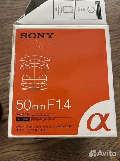Объектив Sony 50mm f 1 4