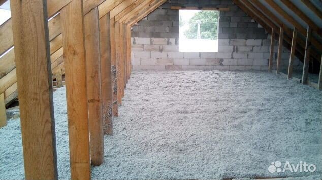 Утеплитель Эковата для кровли и мансады