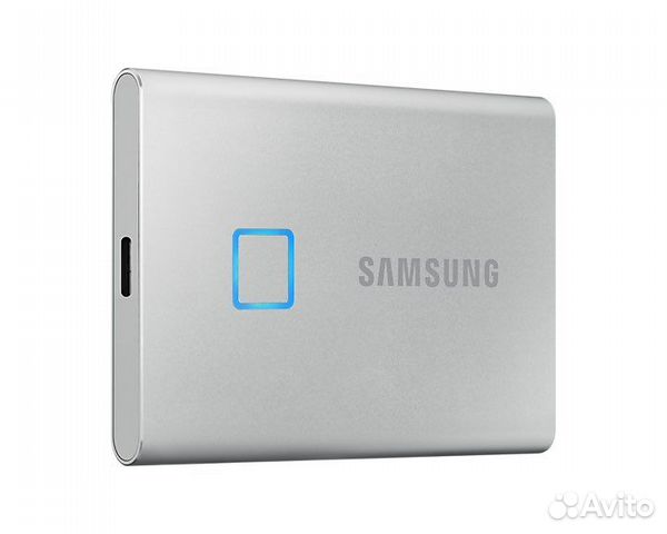 Портативный SSD Samsung T7 Touch 1Тб серый