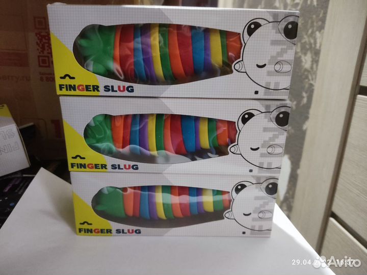 Погремушка Антистресс Гусеница 19 см в