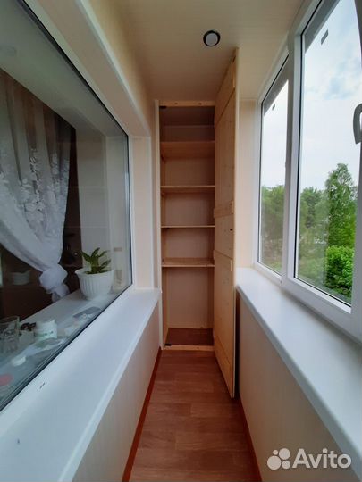 Балконные окна под обшивку и утепление балкона