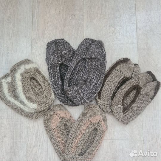 Продам тапочки/подследники вязанные