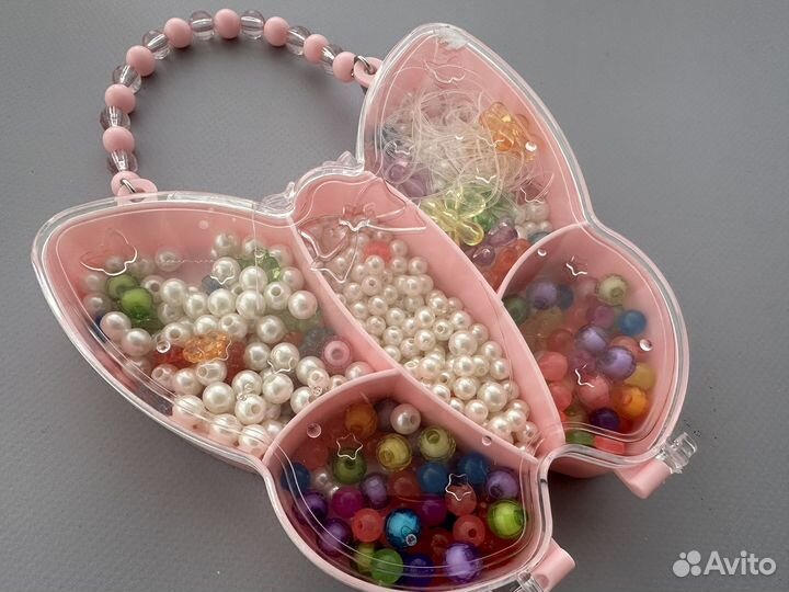 Набор бусин для украшений новый